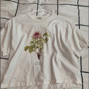BRANDY MELVILLE- White graphic tee